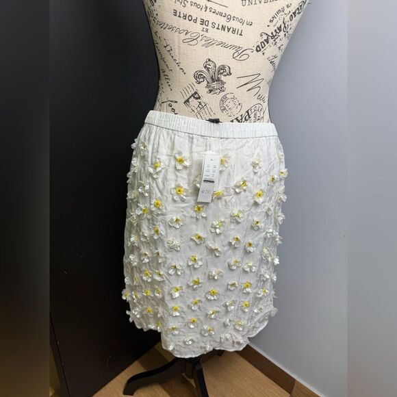 J.Crew Collection embellished slip skirt NWT Size M - Picture 4 of 10